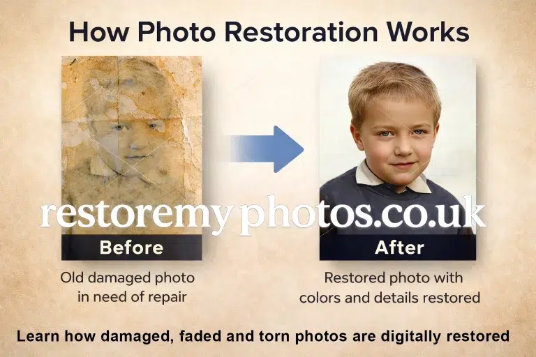 How photo restoration works step by step uk